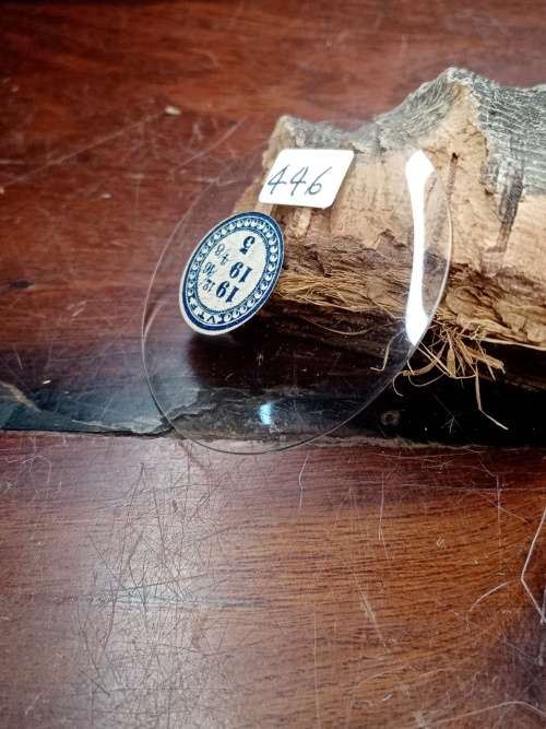 Domed pocket watch crystals Size:446