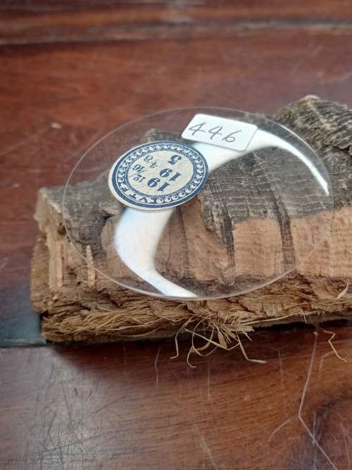 Domed pocket watch crystals Size:446