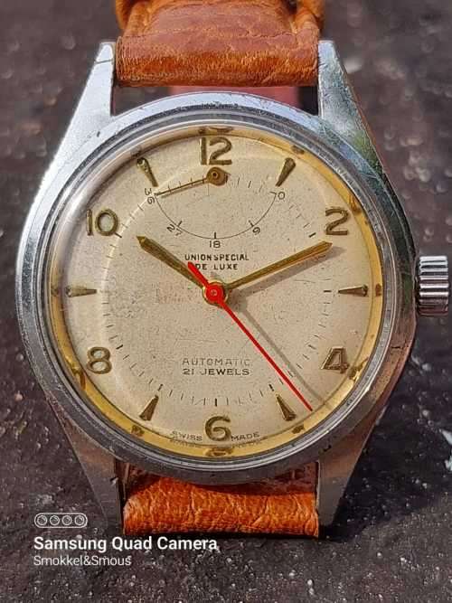 Union Special with power reserve indicator from late 1940`s to early 50`s case size 33mm