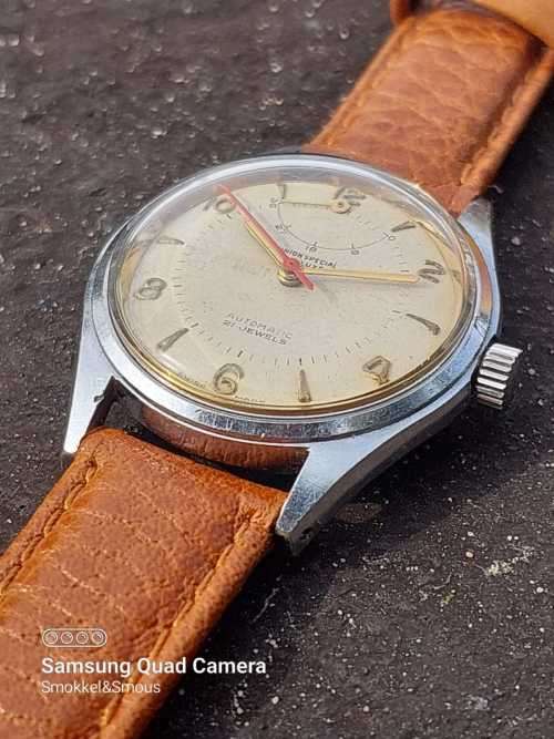 Union Special with power reserve indicator from late 1940`s to early 50`s case size 33mm