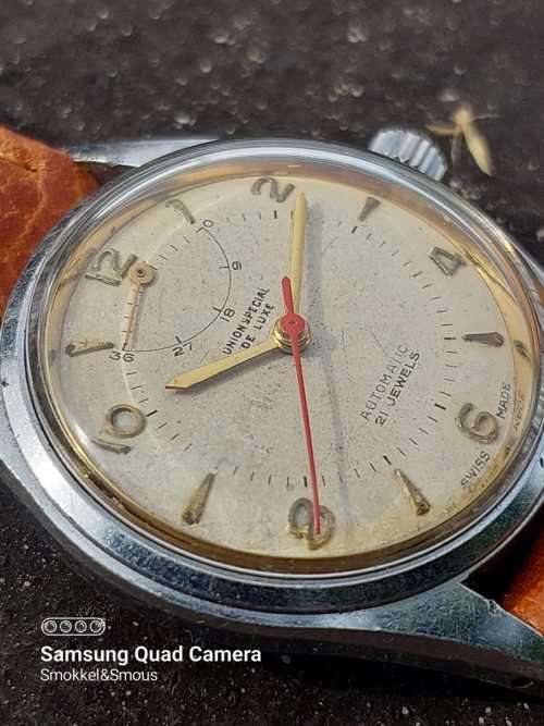 Union Special with power reserve indicator from late 1940`s to early 50`s case size 33mm