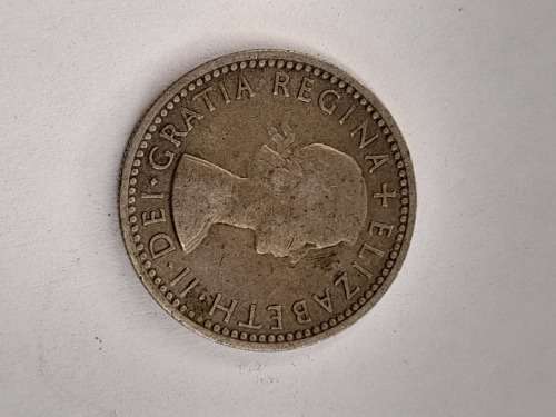 United Kingdom six pence 1956