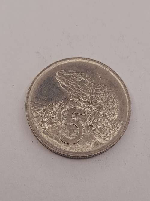 New Zealand 5 cents 1978