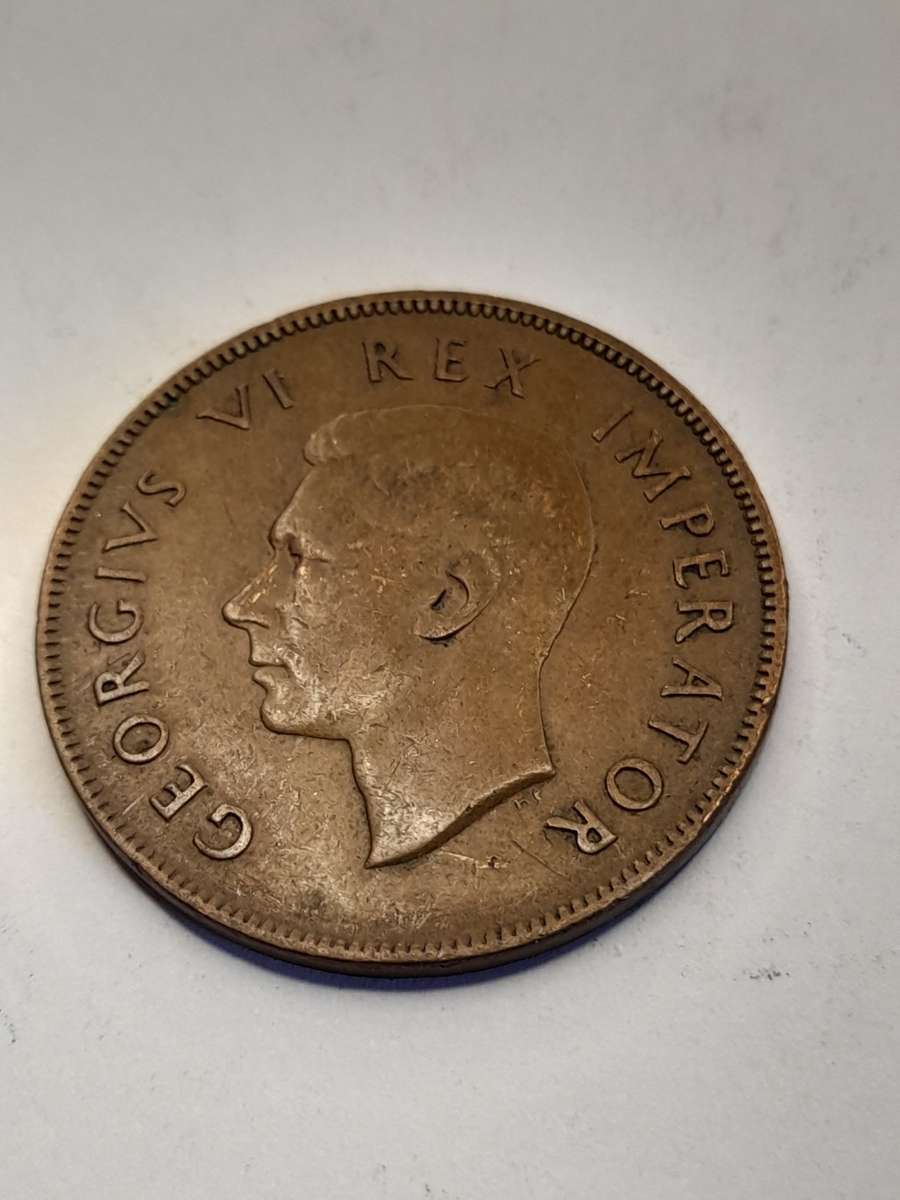 South Africa 1 Penny 1945