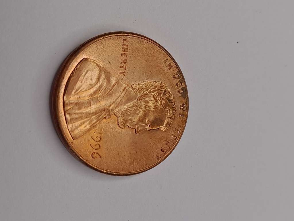 United States of America one cent 1996