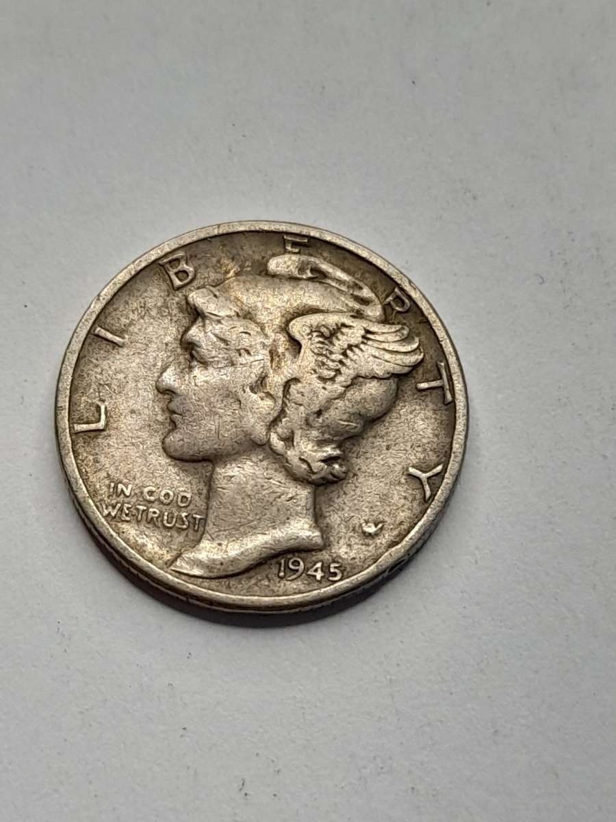 United States of America one dime 1945