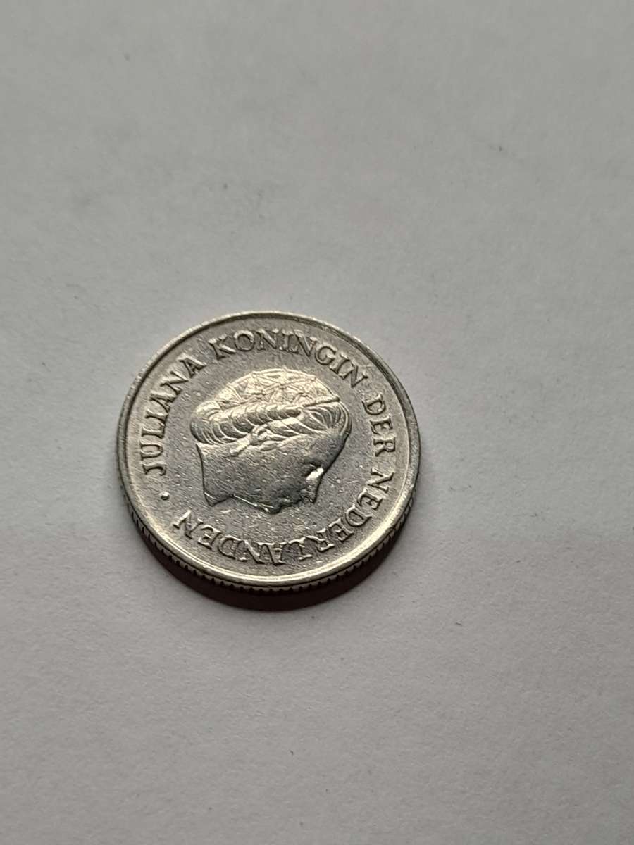 Netherlands 1960 25 cents