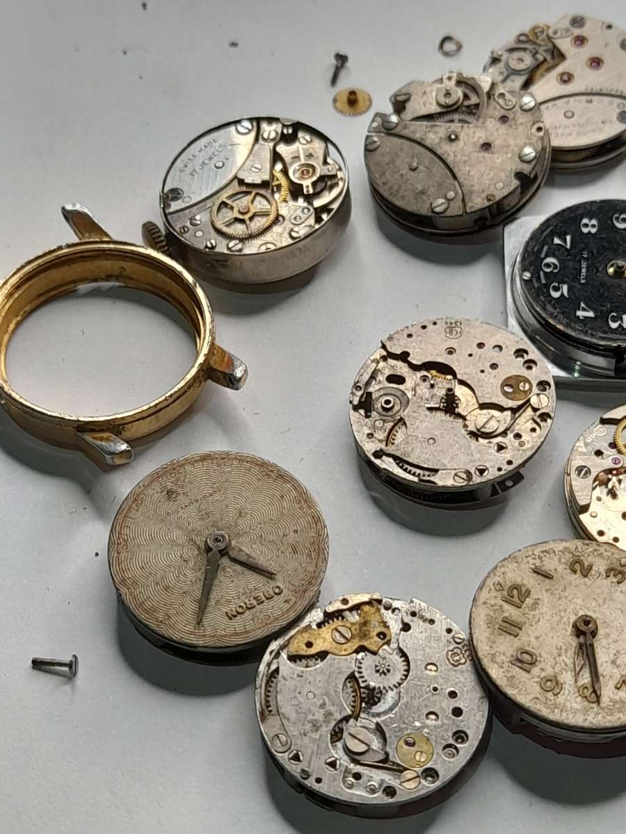 Watch parts for steampunk/repairs