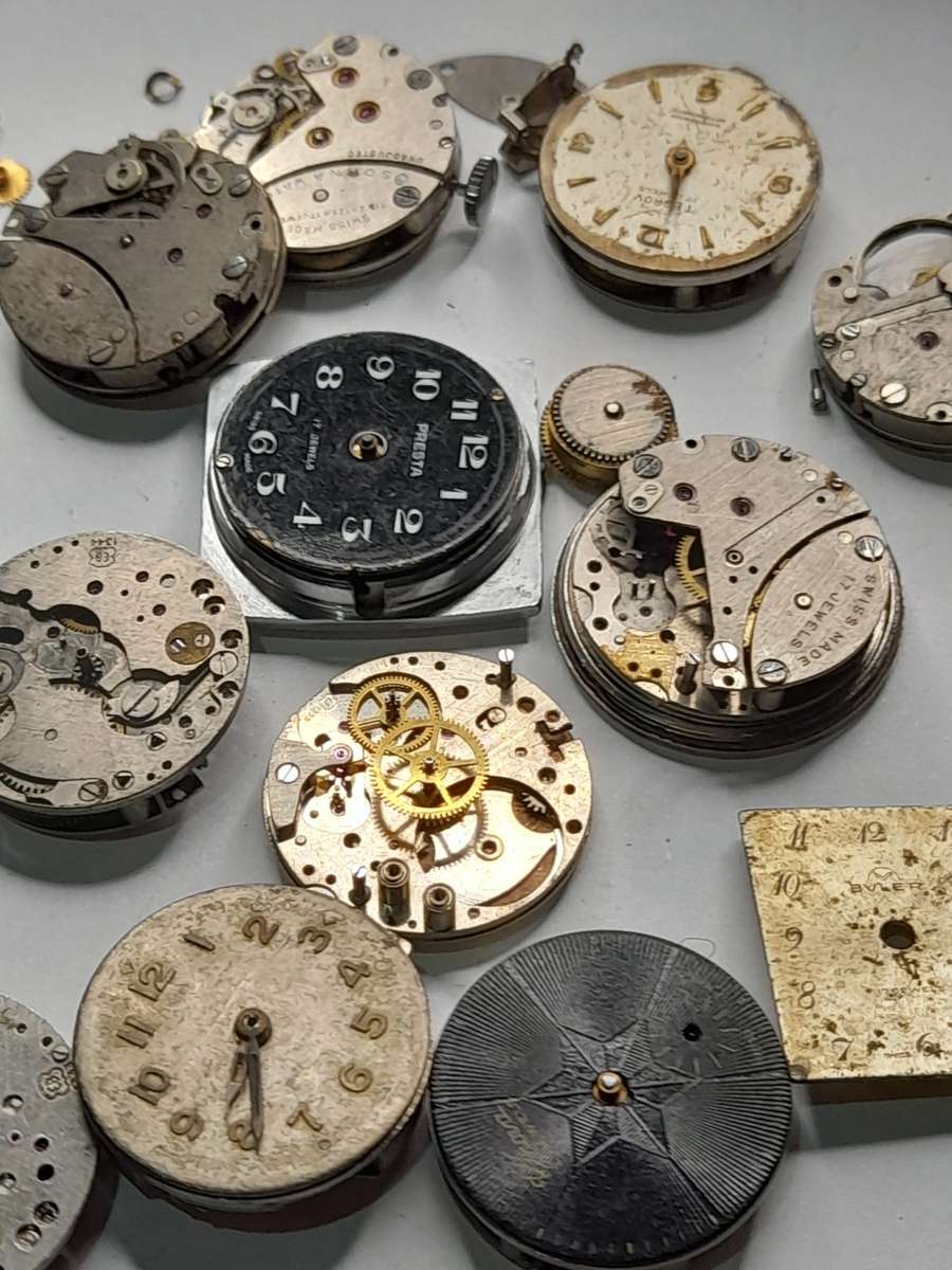 Watch parts for steampunk/repairs