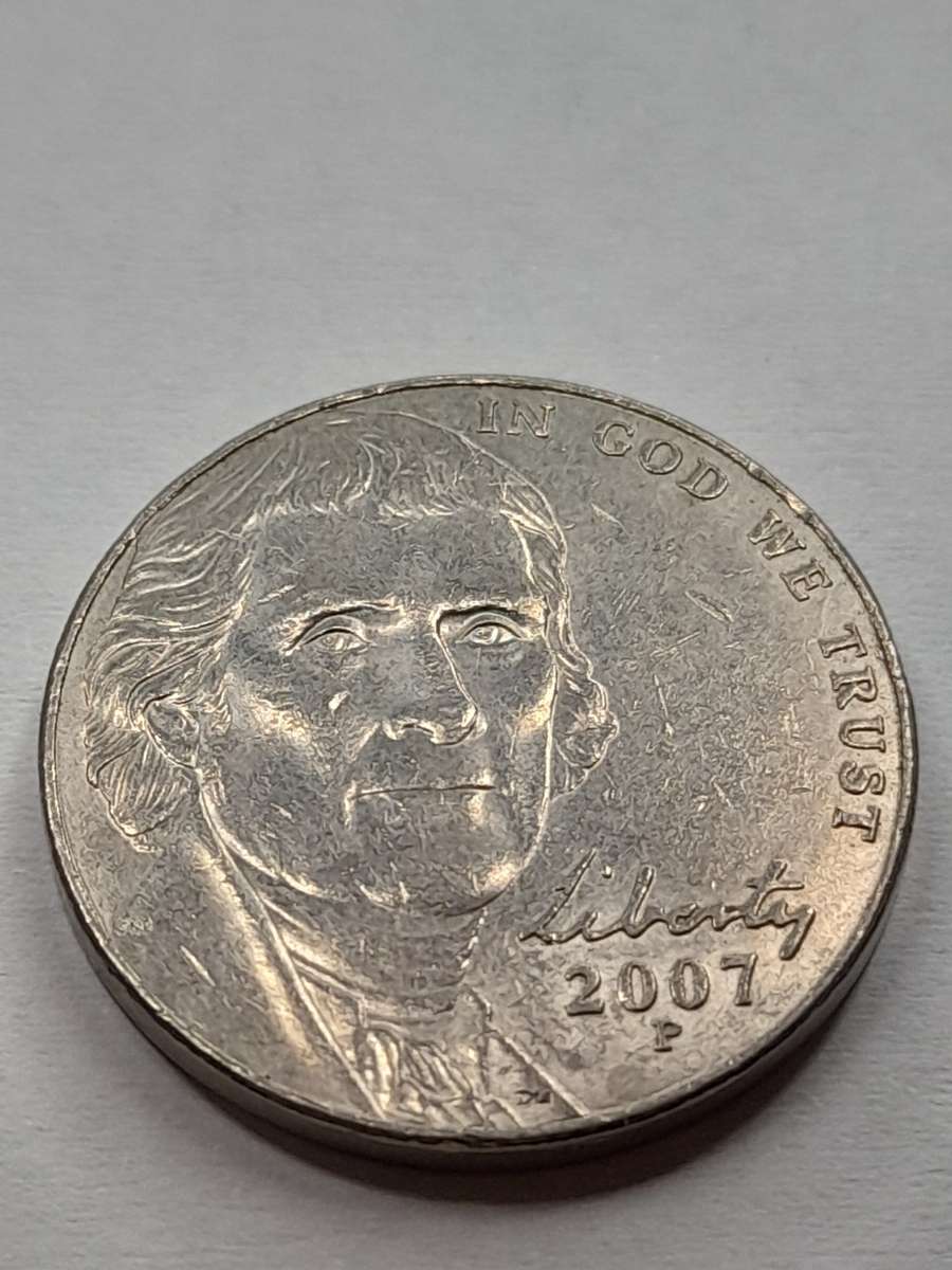 United States of America 2007 five cents