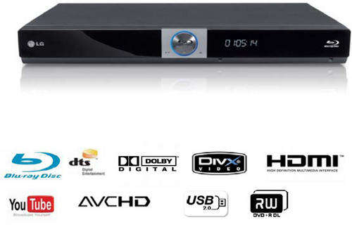 LG BD370 Blu Ray DVD Player