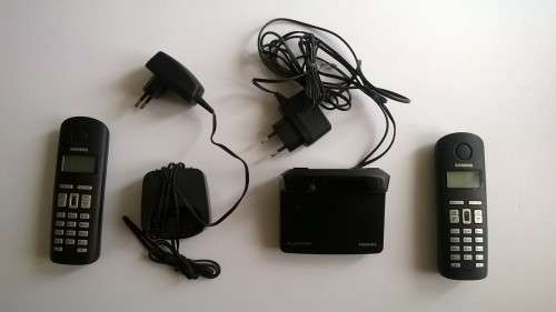 Siemens gigaset al14h cordless duo phones