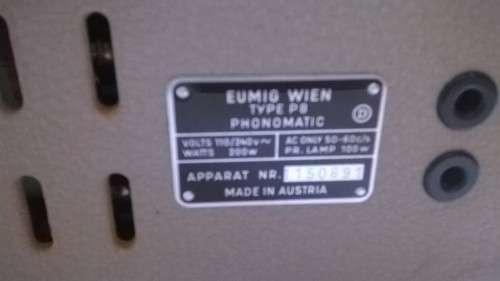 EUMIG P8 PHONOMATIC