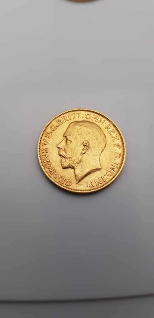 Gold Sovereign - King George 1913