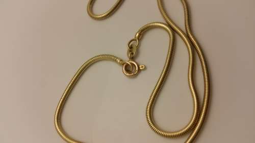 14ct Gold Ladies Snake chain - Pre-owned