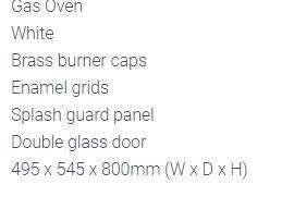 TOTAI 4 BURNER FREESTANDING GAS STOVE