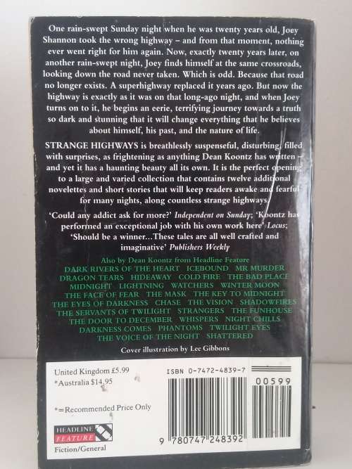 Strange Highways - Dean Koontz