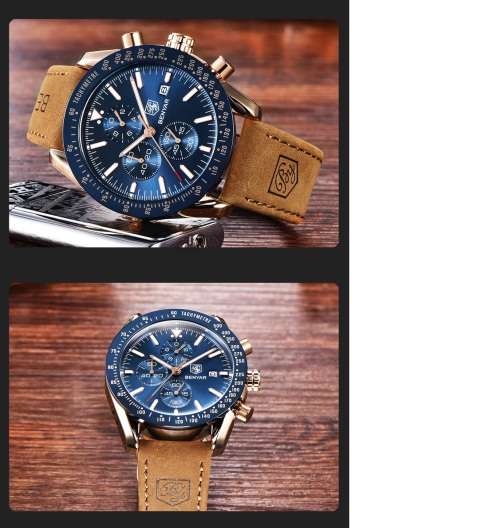 Mens Luxury Leather Watches