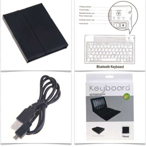 IPAD CASE WITH BLUETOOTH KEYBOARD