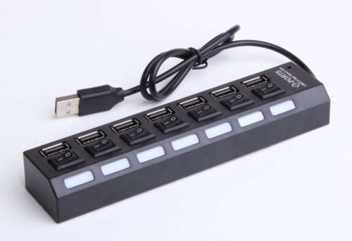 7 PORT USB HUB 480MBPS