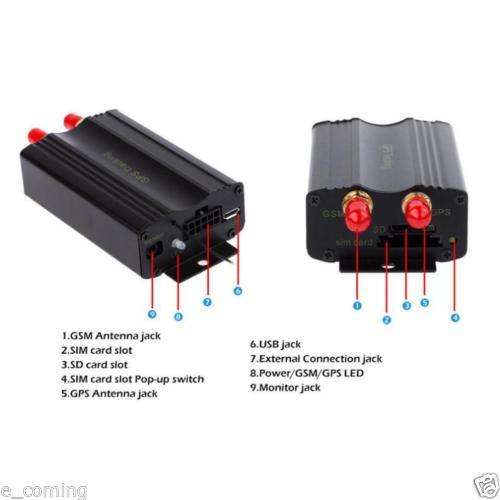 HOT GPS/SMS/GPRS TRACKER TK103A VEHICLE CAR REALTIME TRACKING DEVICE SYSTEM