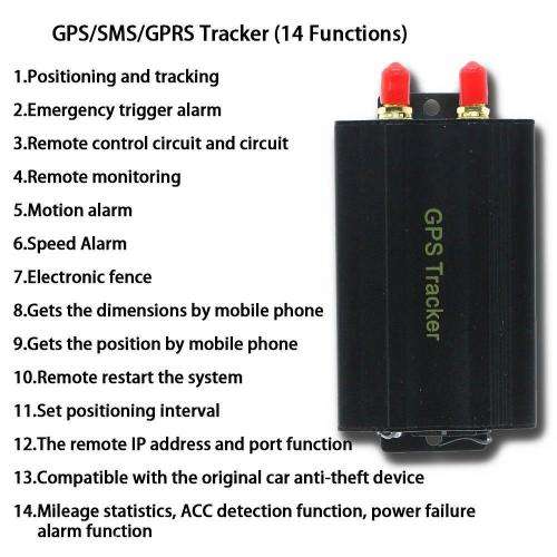 HOT GPS/SMS/GPRS TRACKER TK103A VEHICLE CAR REALTIME TRACKING DEVICE SYSTEM