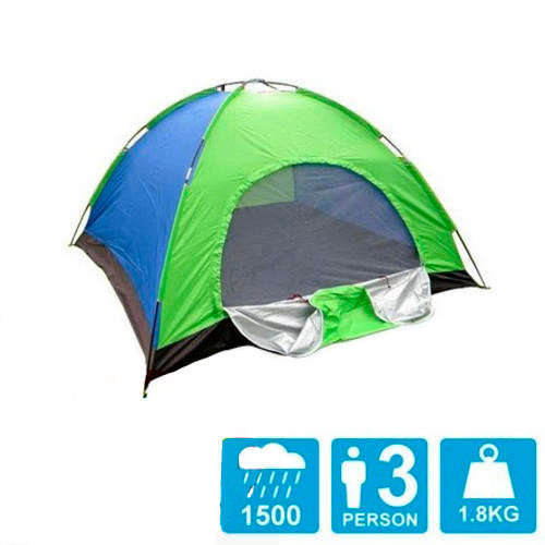 Outdoor Hiking Camping Travel Tent Easy to Set Up - For 3 persons