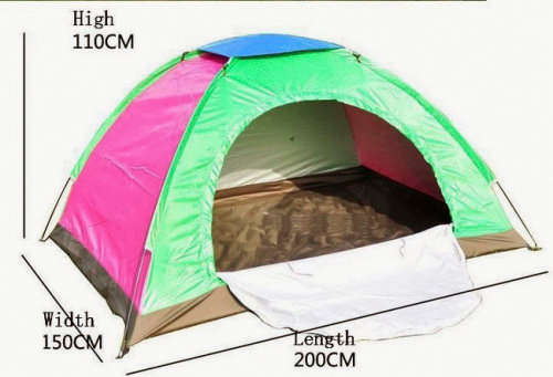 Outdoor Hiking Camping Travel Tent Easy to Set Up - For 3 persons