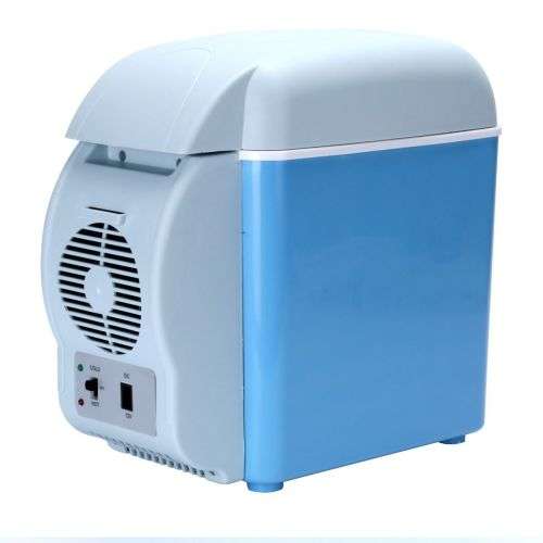 7.5L 12V Portable Fridge Cooler Warmer Car Truck Refrigerator Freezer Fridge-Blue