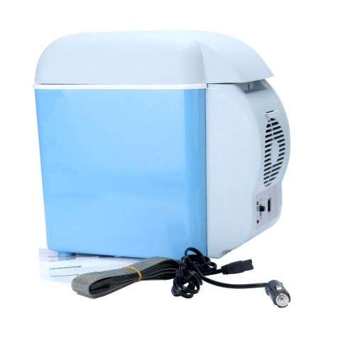 7.5L 12V Portable Fridge Cooler Warmer Car Truck Refrigerator Freezer Fridge-Blue