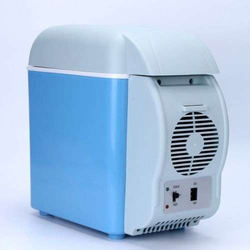 7.5L 12V Portable Fridge Cooler Warmer Car Truck Refrigerator Freezer Fridge-Blue