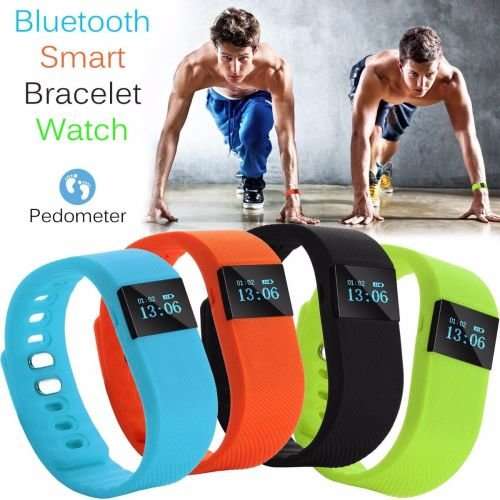 Bluetooth Smart Bracelet Sport Watch Step Calorie Counter Tracker Pedometer