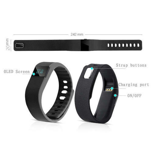 Bluetooth Smart Bracelet Sport Watch Step Calorie Counter Tracker Pedometer