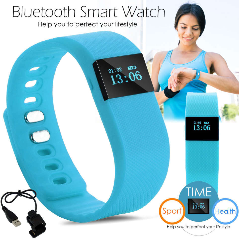 Bluetooth Smart Bracelet Sport Watch Step Calorie Counter Tracker Pedometer
