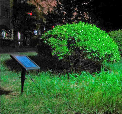 Outdoor Solar Powered 54 LED Spotlight Lamp Garden Pool Pond Lawn Garden Light