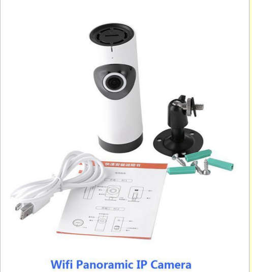 360° Fisheye View Wireless HD WiFi Video Monitor Surveillance Security IP Camera