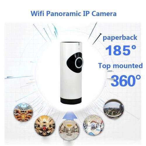 360° Fisheye View Wireless HD WiFi Video Monitor Surveillance Security IP Camera