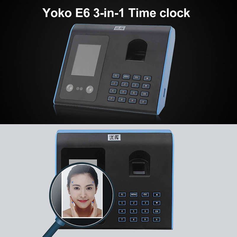 **LOCAL STOCK**Face Recognition Fingerprint Time Attendance Manager 1000 Face Capacity