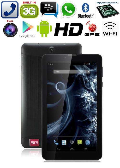 ***LOCAL  STOCK**  3G Phone Call Tablet Android 4.2 7inch HD tablet pc with Dual core Dual SIM White