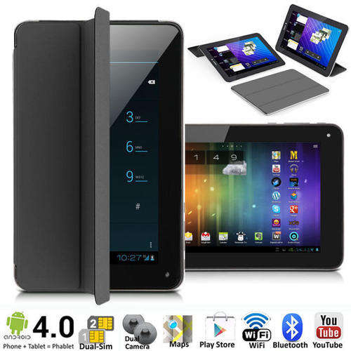 ***LOCAL STOCK**7'' Android 4.2 Dual Core Dual SIM Phone Tablet with leather cover