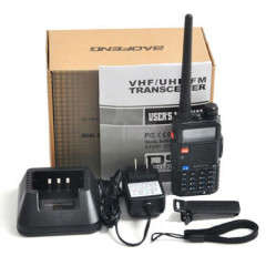 Profesional Black UV-5R Dual Band VHF/UHF Two Way Ham Radio Transceiver Walkie Talkie