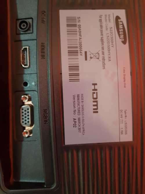 Samsung S22D300HY 22` (1920 x 1080) Full HD LED Monitor