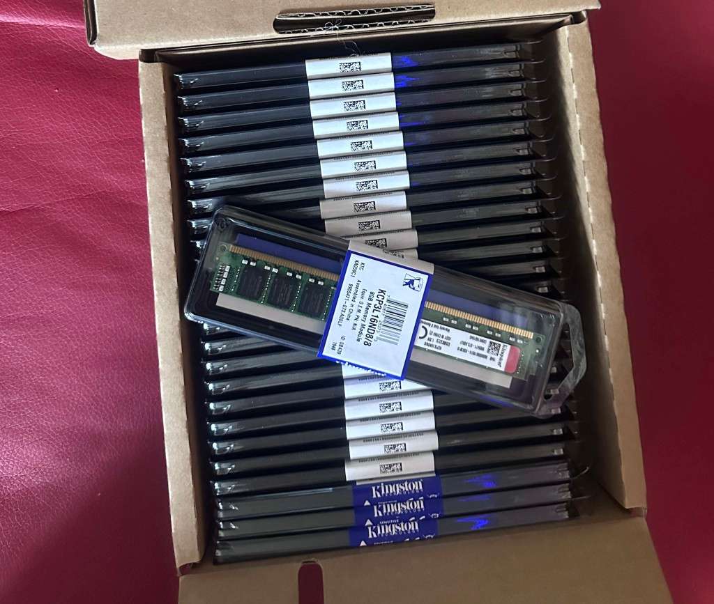 Brand new Kingston KCP3L16ND8/8 ValueRam 8GB DDR3L 1600MHz OEM Desktop Memory