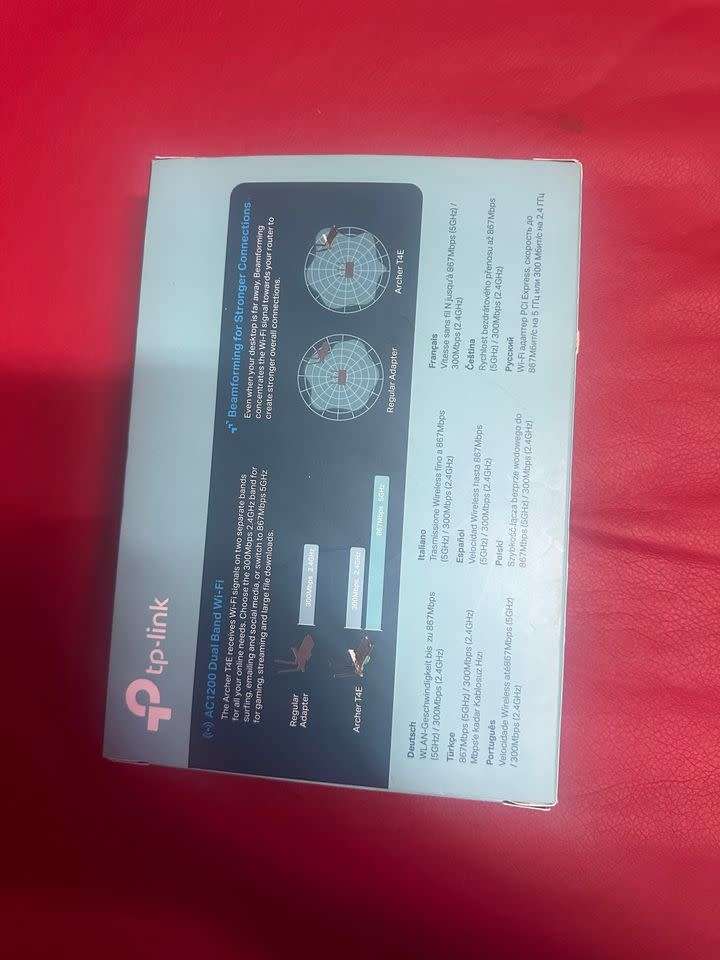 TP-LINK Archer T5E AC1200 Wi-Fi Bluetooth PCIe Adapter