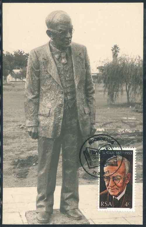 South Africa 1977 "Professor Du Toit Birth Centenary" First Day Maxi Card