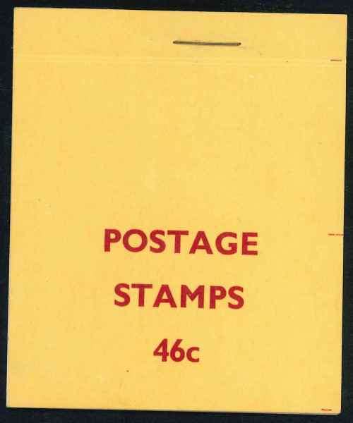 Rhodesia 1970 Scarce complete 46c Booklet Number 11A