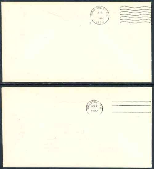 South African Airways 1982 First Flight Covers Number 37 with different arrival Cachets x (3)