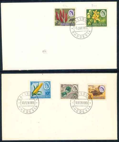 Rhodesia 1968/69 "Dual Currency Issue" Covers x (3)