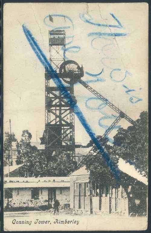 Orange River Colony 1905 Postcard from Jagersfontein to Dewetsdorp