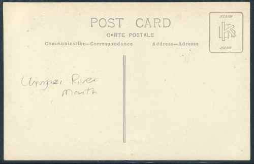 South Africa 1920's "Port St. Johns" Postcard showing the Umngazi River Mouth